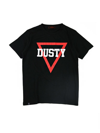 dusty三角形logo短袖t恤