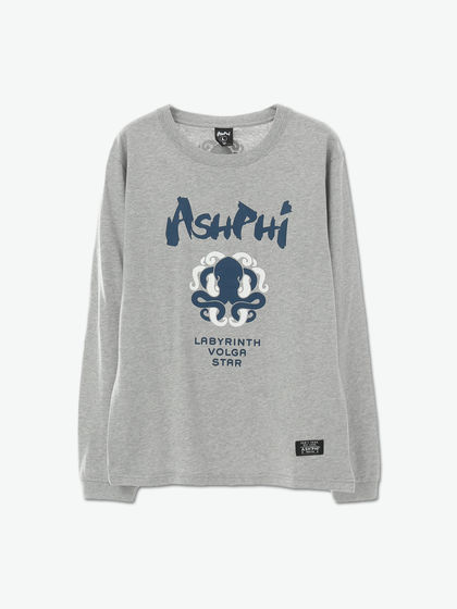 ASH'PHI|ASH'PHI|男款|T恤|ASH'PHI 男款 迷宫 印花长袖T恤