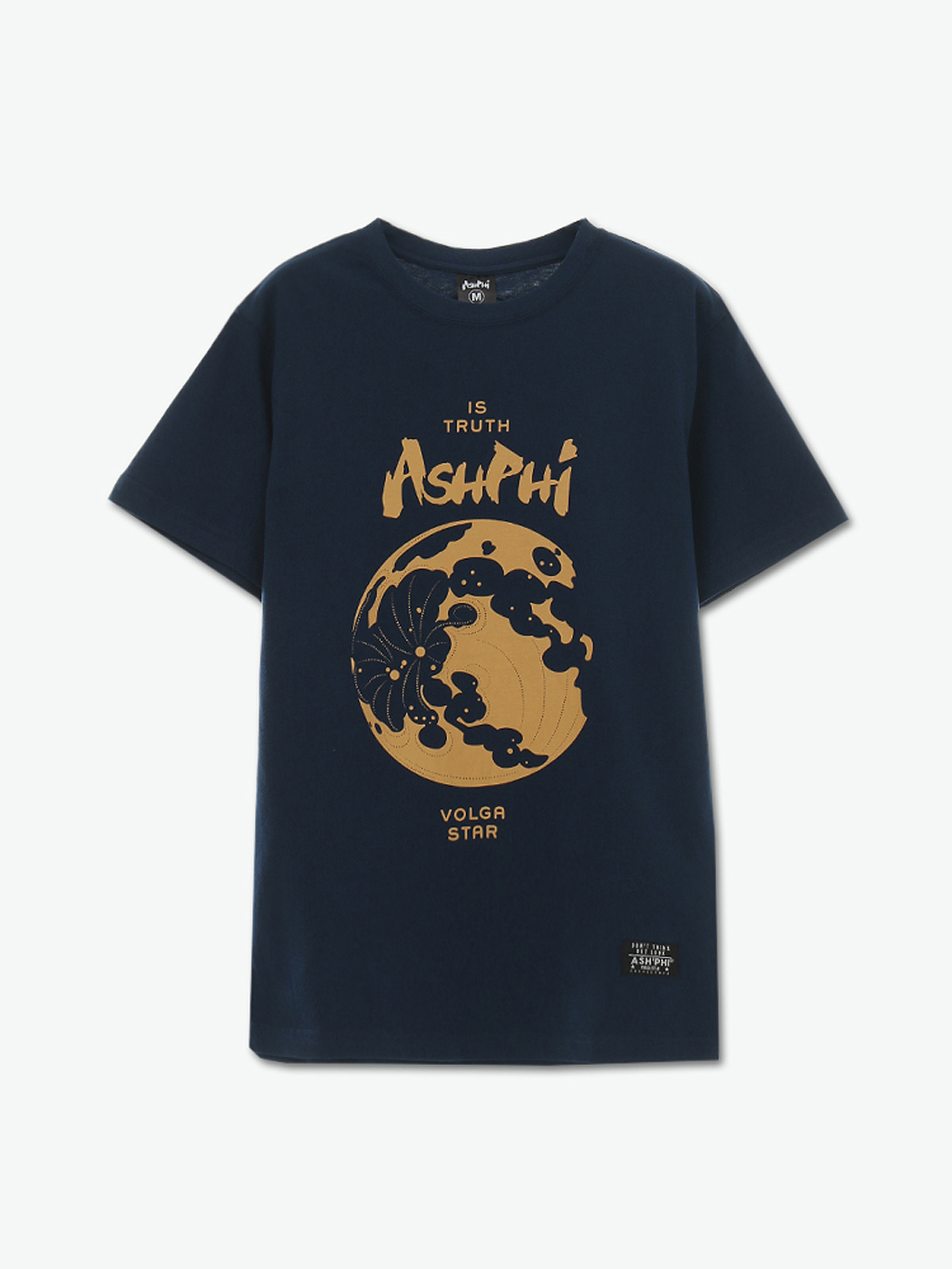 ASH'PHI|女|ASH'PHI 月亮如莲花般绽放 女款短袖T恤
