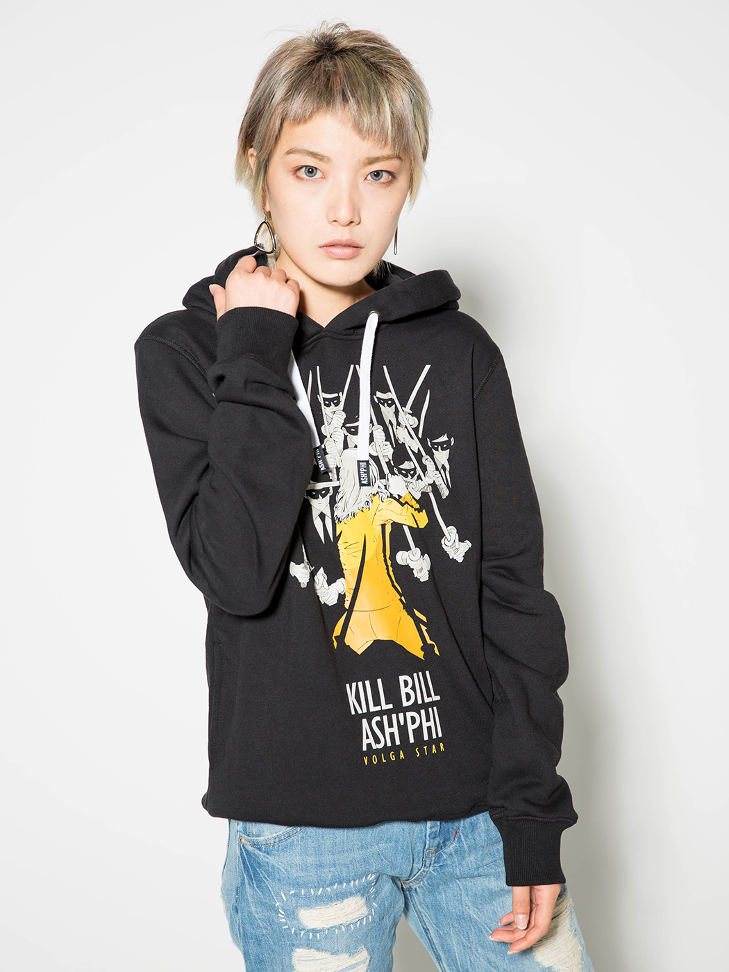 ASH'PHI|女|ASH'PHI 女款 杀死比尔KILL BILL连帽卫衣