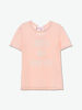 NeverMoredesign|NeverMoredesign|男款|T恤|NeverMoredesign 后绑带印花短Tee 粉色