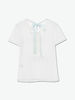 NeverMoredesign|NeverMoredesign|男款|T恤|NeverMoredesign 后绑带印花短Tee 白色