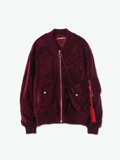 NeverMoredesign|NeverMoredesign|男款|棉衣|NeverMoredesign 新年款丝绒廓形MA-1棉服