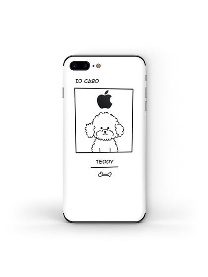 SkinAT|男款|手机配件|SkinAT 泰迪TEDDY手机贴 iPhone6/6s/6P/6sP/7/7P