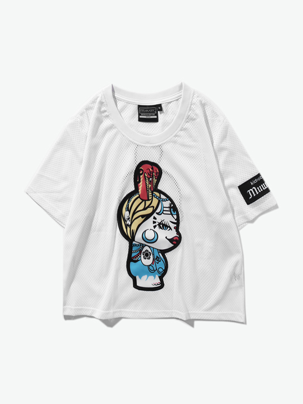 Mishka|女|短袖T恤|Mishka 图案印花短袖T恤