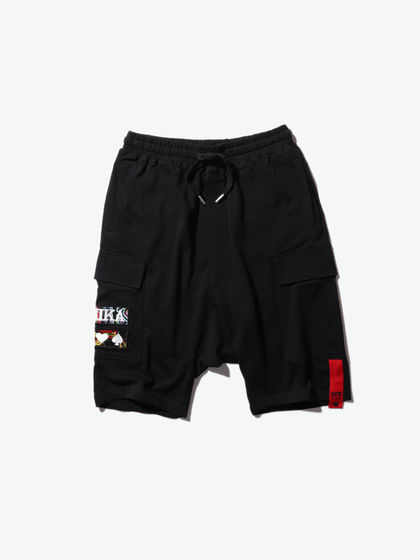 Mishka|男款|短裤|Mishka 针织印花中裤