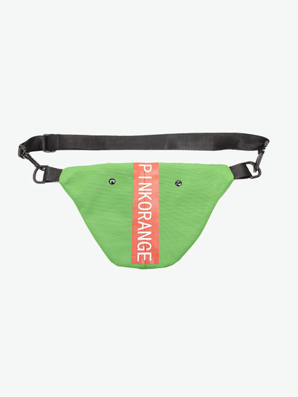 男款|腰包/胸包|PINKORANGE 简约斜挎单肩胸包 绿色