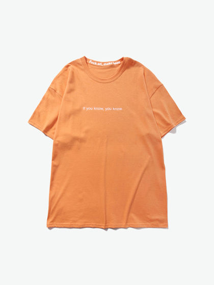 Fuck art,make tees|Fuck art,make tees|男款|T恤|F.A,M.T. “If you know, you know.”slogan短袖T恤