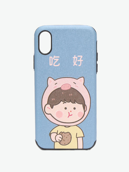 AliyaStore|男款|手机配件|AliyaStore “舒服生活吃好喝好”情侣手机壳(男孩软壳)iPhone6P/6sP/7/8/7P/8P/X/XS/XS Max/XR