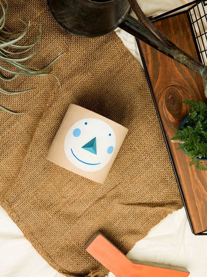 YO!GREEN|YO!GREEN|男款|礼品|YO!GREEN 限定新年礼物Nsmileypot笑脸花盆_蓝鼻子