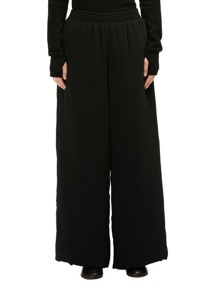 MM6 Maison Margiela|MM6 Maison Margiela|男款|休闲裤|MM6 Maison Margiela 黑色阔腿休闲裤
