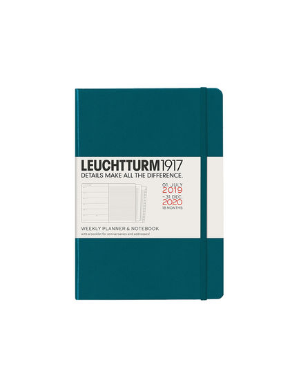 LEUCHTTURM1917|LEUCHTTURM1917|男款|文具杂志|LEUCHTTURM1917 2020年18个月硬封皮周计划记事本 中开