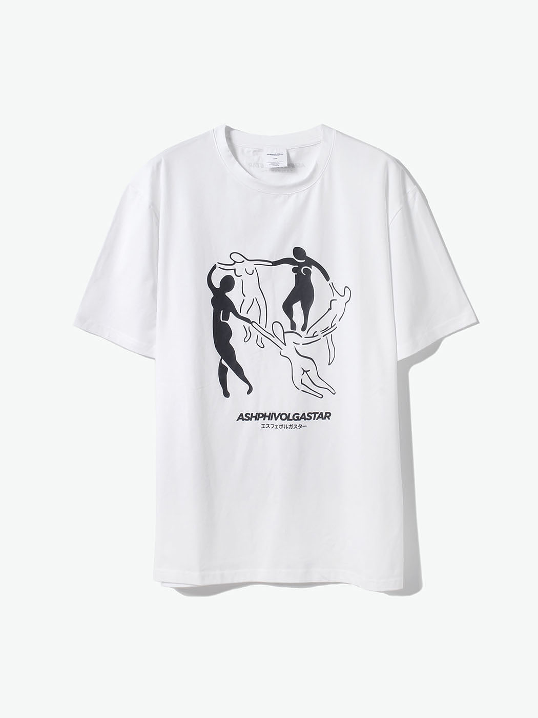 ASH'PHI|男|女|ASH'PHI 马蒂斯名画舞蹈印花短袖T恤