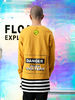 FLOAT|浮露|男款|T恤|FLOAT 印花下摆拼接加厚长袖T恤