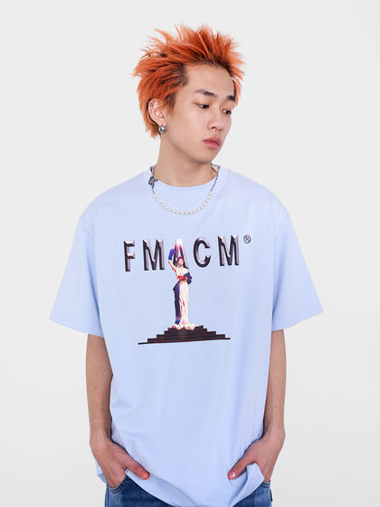 FMACM|FMACM|男款|T恤|FMACM 22SS “拳击手人像”印花宽松短袖T恤