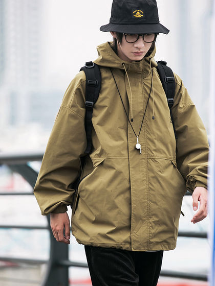 Gelei Story|男款|夹克|Gelei Story 防水工装连帽户外机能夹克