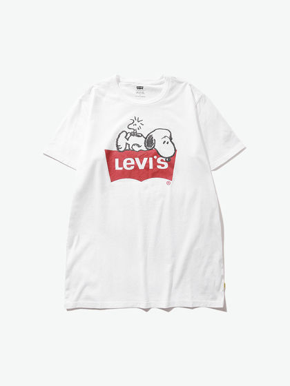Levi's官方旗舰店|Levi's官方旗舰店|男款|T恤|Levi's® x Peanuts® 系列男士图案印花短袖T恤